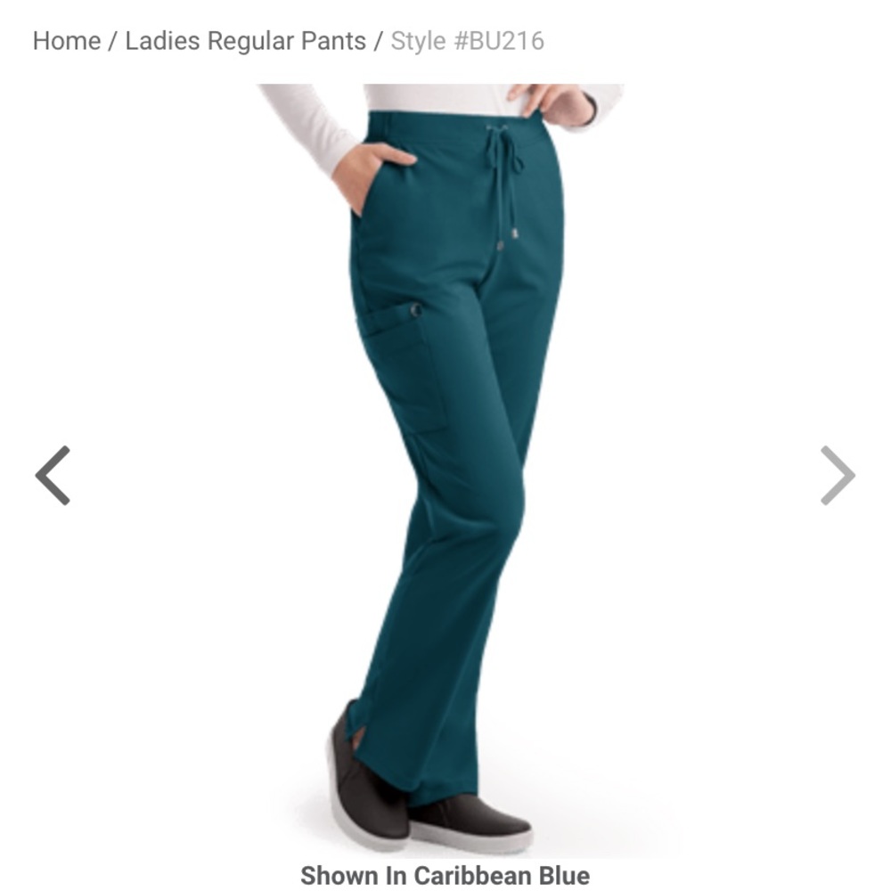 Caribbean blue scrubs bottoms (have matching top)